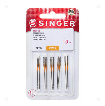 Agujas Singer Maquina De Coser Familiar 2045 Punta Bola