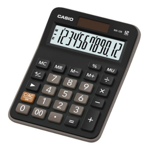 Calculadora Casio 12 Dígitos Mx - 12b Color Negro Default Title