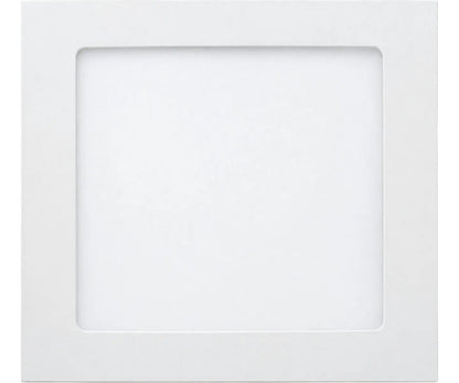 Panel Led Cuadrado 12w Blanco Frío 17x17cm Mercury Titanium 110v