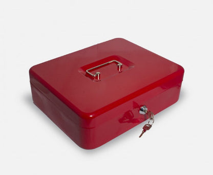 Cajilla De Seguridad Metálica 30x24x9 Cm Con Llave
