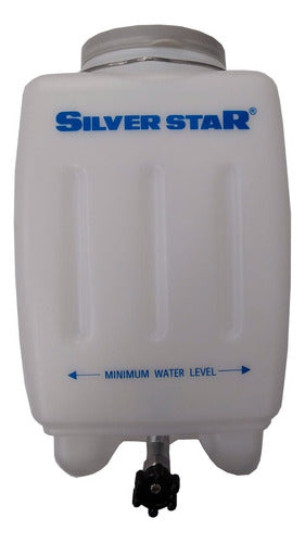 Plancha Industrial Silver Star Vapor Negra 1000w 110v Con Accesorios