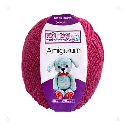 Madeja De Lana Amigurumi Algodon 100 Gramos X 180 Metros