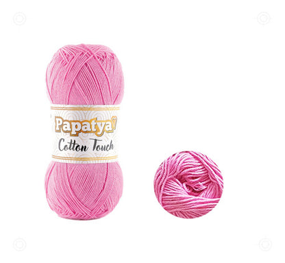 Lana Papatya Cotton Touch Algodon Tejido Ovillo 50g X 150mt