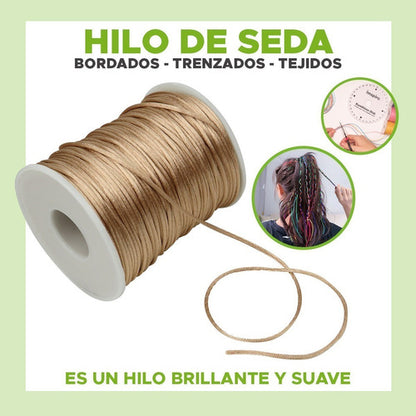 Cordon Seda 2mm Rollo X 130 Mts