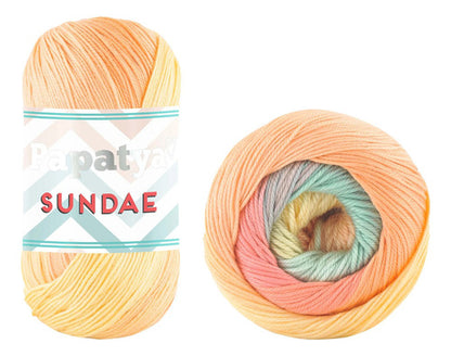 Lana Papatya Sundae 100% Acriica Tejido Ovillo 100g X 320 Mt