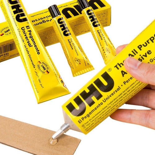 10 Pegamentos Uhu Universal Pega Todo 35ml