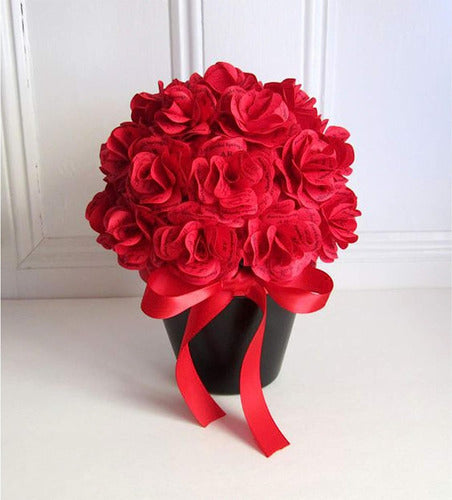 Rollo Cinta Satin Para Decoracion Ancho 4 Cm X 55 Metros
