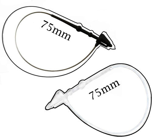 Precinto 75mm Etiquetas Ropa 5000 Und Plastiflecha Candado