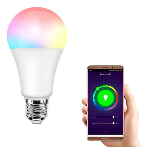 Mercury Smart Bombillo Led Wifi 9w Rgb Unidad 110v Multicolor