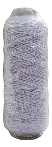 Hilo Elástico Para Costura 0.5 Mm X 100 Gramos Blanco