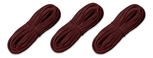 3 Madeja Mimbre Tubo Plastico Pvc Para Tejer X 120m