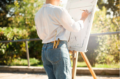 Lienzo Tela Para Pintar 1.80m X 1 Metro