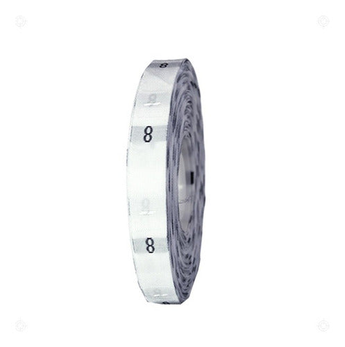 Talla Bordada Para Confeccion Ancho 12mm X 50metros