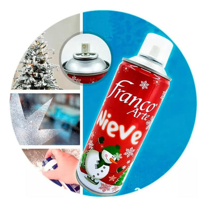 Nieve Artificial En Spray Para Decoración Navidad 120ml