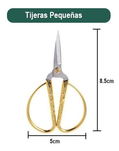 Kit De 3 Tijeras Herramienta Bisutería Fabricada En Acero