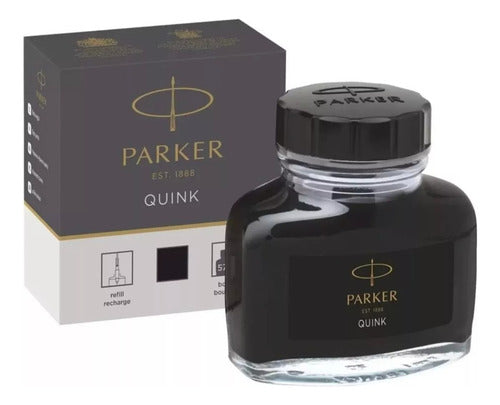 Tinta Parker Negra 57ml Para Estilógrafo Quink Default Title