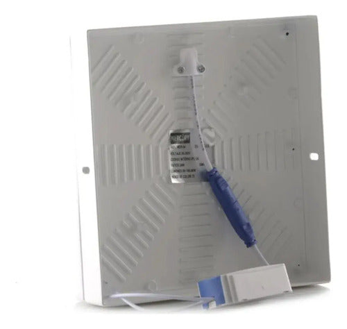 Panel Led 48w Sobreponer Frameless Cuadrado Borde Infinito