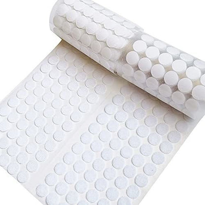 Velcro Puntos Autoadhesivos 1.5cms Para Oficina Casa X144un Blanco
