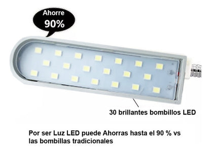 Luz Para Máquina De Coser Magnetica Brazo Flexible
