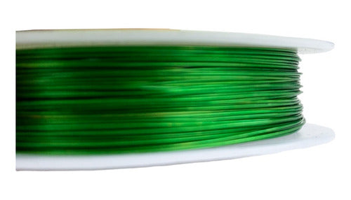 Rollo Alambre Acero Color Oro 50 Metros De Cal 0.4mm. 3und