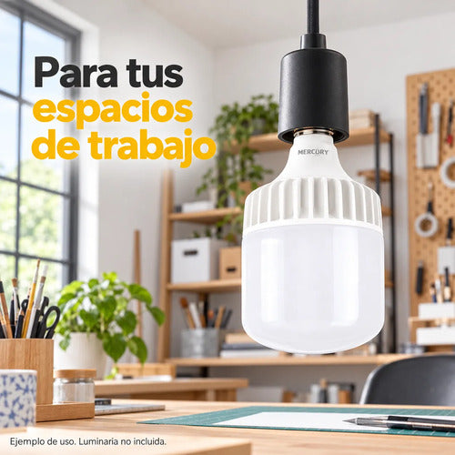 3 Bombillos Led 70 W Rosca E27 110 V 110v Blanco Cálido