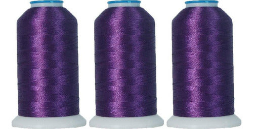 3 Hilos Para Bordar En Maquina Bordadora 2500yd