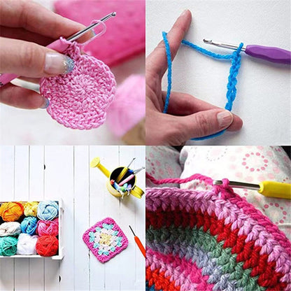 Kit De Agujas De Ganchillo Y Accesorios Para Tejer