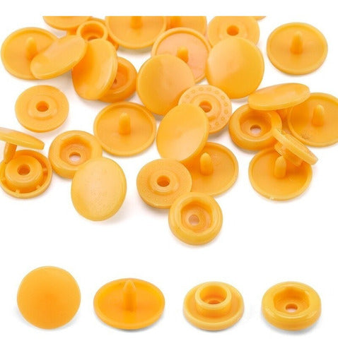 Broches Plasticos Presion 12.5mm Para Ropa Colores X 1000 Und