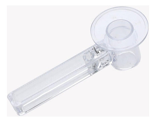 Cortador Manual Acrilico Ajustable Boton Circulo Tipo Compas Cromado Circular