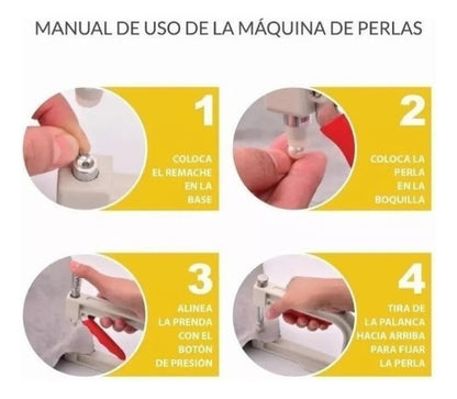 Perlas Para  Maquina Remachadora 8mm X 2000 Unidades
