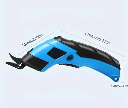 Cortadora De Tela Y Cartón Recargable Usb Tijera Eléctrica