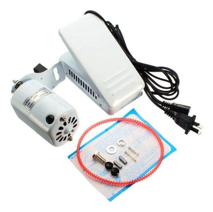 Motor Maquina Familiar + Pedal + Correa + Escobilla
