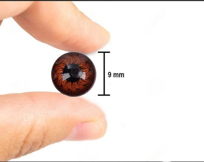 Ojos De Plástico Para Muñecos 9mm Muñequería  X 200unidades