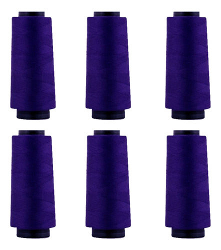 Hilo Importado Coser 100% Poliester 2000 Yardas  X 6 Unid