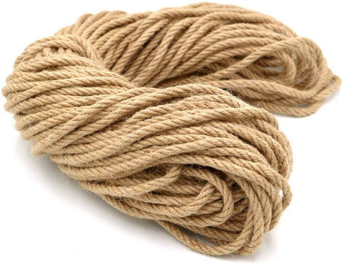 Cuerda Yute Rascador Para Gato 6 Mm X 10 Mts Soga