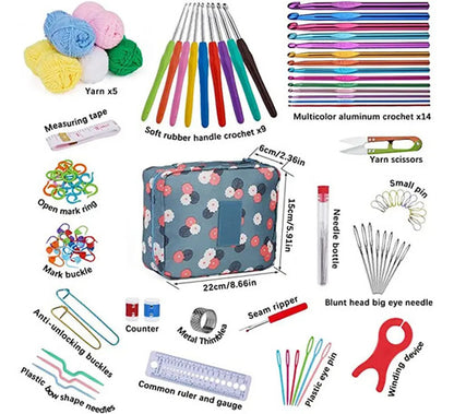 Kit De Agujas De Ganchillo Y Accesorios Para Tejer