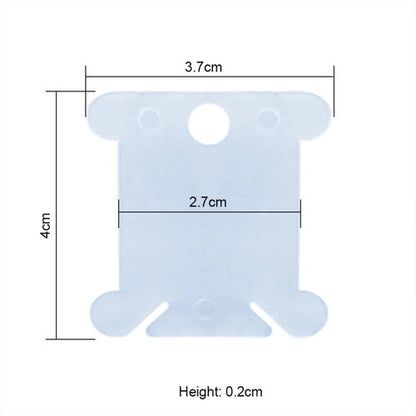 Bobinas Huesito Plasticas Ideal Para Hilo Bordado X 100 Und