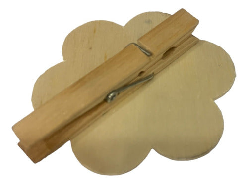 4 Mini Pizarras En Mdf Para Tiza Forma De Trebol Con Pinza