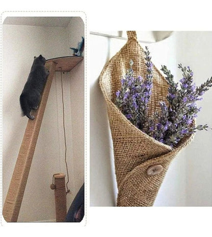 Cuerda Yute Natural Resistente Decoracion 4.5 Mm X 50 Mts