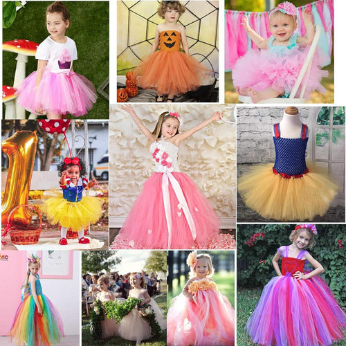 Tela Tul Escarchada Vestidos Faldas Ancho 1.50m  X 1 Mts