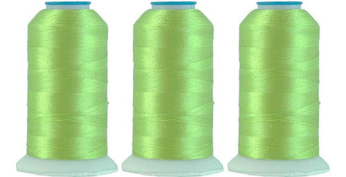 3 Hilos Para Bordar En Maquina Bordadora 2500yd