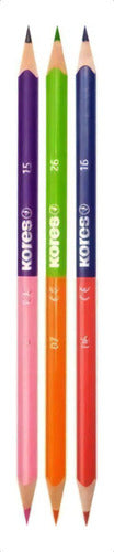 Colores Kores Doble Punta X12