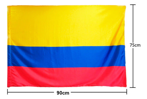 Bandera De Colombia 100 Cm X 75cm  Exterior