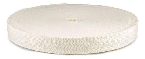 Hiladillo 40mm Cinta De Algodón Confección Para Ropa X100mts Beige