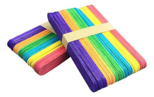 Palos De Paleta De Colores X 100 Unidades Default Title