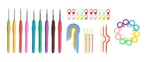Set Para Agujas De Tejer Gancho Crochet