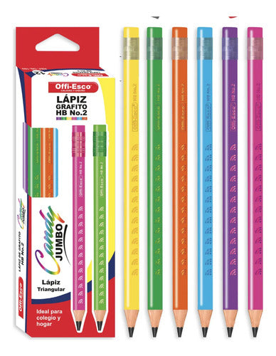 Caja Lapiz Grafito Jumbo Triang