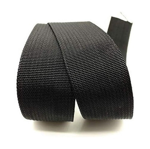 Cinta Reata Polipropileno 50mm X50m Multiusos Negro