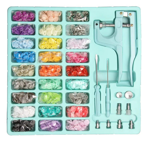 Broches Plásticos De Presión T5 Kit 300 Juegos Con Alicate