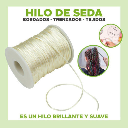 Cordon Seda 2mm Rollo X 130 Mts